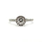 Bague 52 Bague or blanc sertie de diamants 58 Facettes