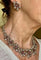 Boucles d'oreilles Ensemble Fleur Diamant et Tourmaline d'inspiration vintage 58 Facettes VIN-SET-II