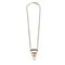Collier Dalumi - Collier pendentif anneaux en or jaune, or gris et diamants 58 Facettes ALGU29