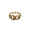 Bague 54.5 Bague or jaune 18 carats sertie de diamants 58 Facettes