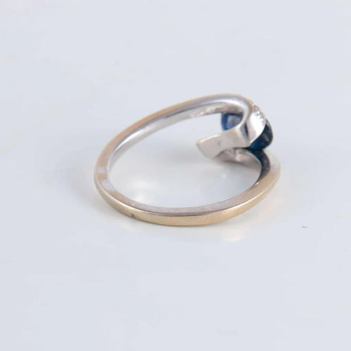 Bague 58 Bague Entrelac Saphir Diamants 58 Facettes FM98