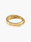 Bague 54 Alliance demi-tour entrelacée en or jaune et diamants 58 Facettes 402 50014