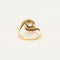 Bague 51 Bague Tourbillon en or jaune et gris 18k et diamants 58 Facettes LJ6