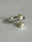 Bague 57 Bague Platine Perles Diamants 58 Facettes 5557