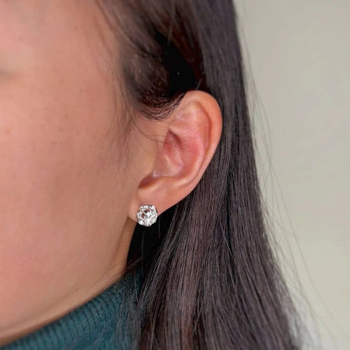 Boucles d'oreilles Boucles d'oreilles - Or blanc, Platine et diamants 58 Facettes 250226R