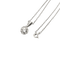 Collier Collier en or blanc 18 carats et diamants 58 Facettes 30614