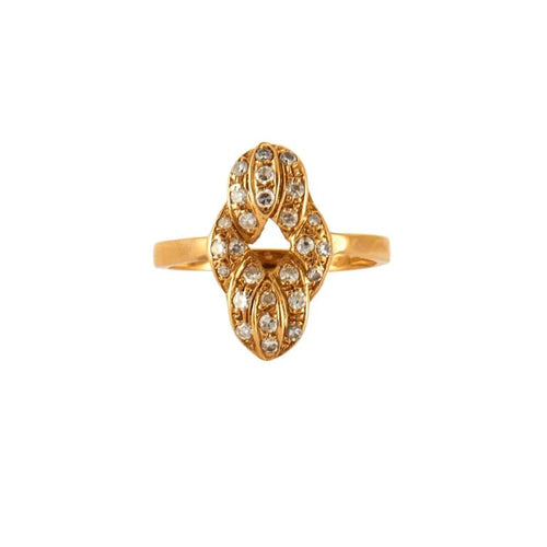 Bague 57 Bague en Or jaune & diamants 58 Facettes
