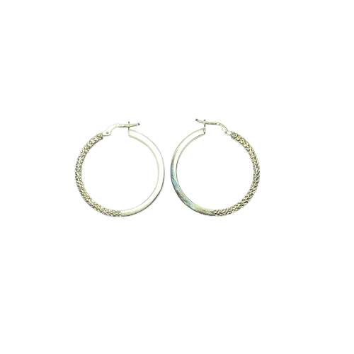 Boucles d'oreilles Boucles d’oreilles créoles en or jaune 14 carats (3,21 g) 58 Facettes 260023
