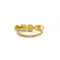 Bague 56 Garnazelle Bohème - Bague en or jaune 750 sertie de pierres 58 Facettes 250444R