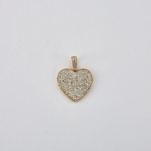 Pendentif Pendentif Cœur pavage Diamants 58 Facettes FL237