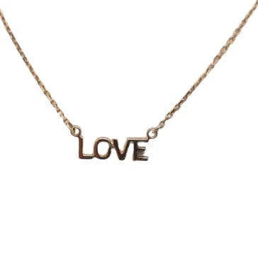 Collier Collier Love en Or jaune 58 Facettes
