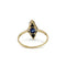 Bague 55 Bague Art Déco - Or jaune, Platine, Saphir & Diamants 58 Facettes 250272R