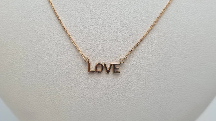 Collier Collier Love en Or jaune 58 Facettes