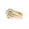 Bague 55 Bague en or jaune et platine sertie d’un diamant 58 Facettes 220015R