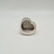 Bague 52.5 Bague cœur or blanc sertie de diamants naturels 58 Facettes