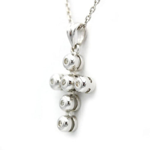 Collier Collier Pendentif Croix - OR & Diamants 58 Facettes 250064R
