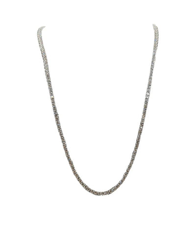 Collier Collier rivière or blanc sertie de diamants 58 Facettes