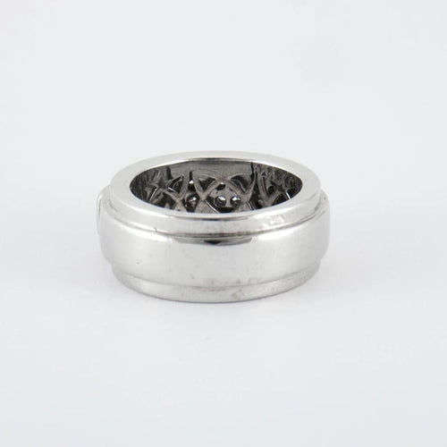Bague 53.5 Bague en or blanc & diamants 58 Facettes
