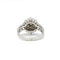 Bague 54 Bague or blanc, diamants 58 Facettes 240024SP