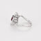Bague 53.5 Bague mouvementée en or blanc 18k et rubis, diamants 58 Facettes BA661