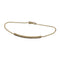 Bracelet Bracelet or jaune 18 carats serti d’une barrette de diamants 58 Facettes