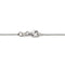 Collier Collier or blanc serti de diamants naturels 58 Facettes