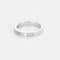 Bague 53 Demi-alliance - Bague sertie rail en or gris et diamants 58 Facettes LJ24