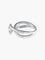 Bague 52 Bague solitaire jonc/brillant en or palladié et diamants 58 Facettes 41200245