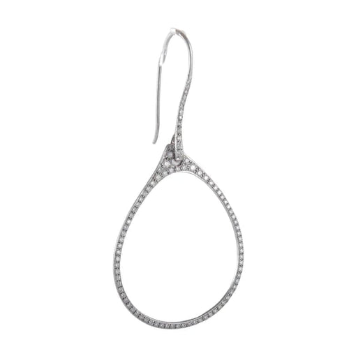 Boucles d'oreilles Boucles d'oreilles Goutte ajourée Diamants 58 Facettes 1
