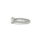 Bague 49 Solitaire accompagné Diamant 1,02 carat G VS2 58 Facettes 240187R