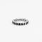 Bague 52 Alliance en Or gris, saphirs 58 Facettes
