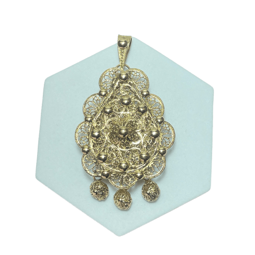 Pendentif Chouka - Pendentif en or jaune 18K 23,84 g 58 Facettes 250281