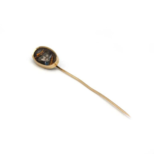 Broche Epingle - Or & Email 58 Facettes 250378R