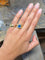 Bague 53 Bague Tourbillon cocktail en or jaune 18 carats saphir et diamants 58 Facettes