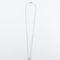 Collier Collier or blanc pavage diamants 58 Facettes