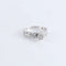 Bague 54 Bague Solitaire Fleurs diamants 58 Facettes FM91