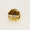 Bague 54 Bague moderniste en or jaune et diamants 58 Facettes COMP1479
