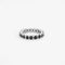 Bague 52 Alliance en Or gris, saphirs 58 Facettes