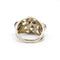 Bague 51 Bague or jaune saphir grenats diamants 58 Facettes 200015R