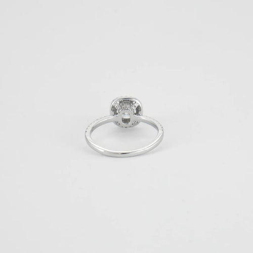 Bague 51 Bague or blanc diamants 0.82ct 58 Facettes