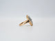 Bague 55 Bague ancienne diamant argent et or jaune 58 Facettes 4714