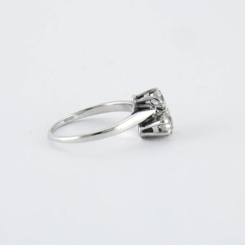 Bague 53 Bague en or blanc & diamants 58 Facettes