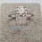 Bague 53 Bague en Or blanc & diamants 58 Facettes