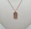 Collier Collier or rose serti de diamants 58 Facettes