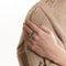 Bague 54 Bague moderniste prasiolite coussin en or gris 18k et diamants 58 Facettes ALGU26
