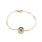 Bracelet Bracelet or jaune, diamants et saphirs signé Ely Bela 58 Facettes