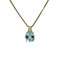 Pendentif Pendentif en or jaune 18 carats avec topaze et diamants 58 Facettes 2364