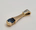 Pendentif Pendentif en Or jaune saphirs, diamants naturels 58 Facettes
