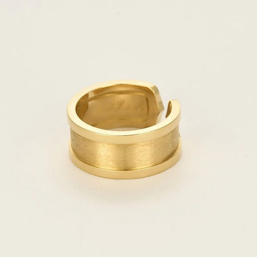 Bague 57 Cartier Bague C de Cartier en Or jaune 18k 58 Facettes GU292-1