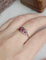 Bague 58 Bague Art déco en or jaune et blanc 18 carats, rubis Verneuil 58 Facettes 710